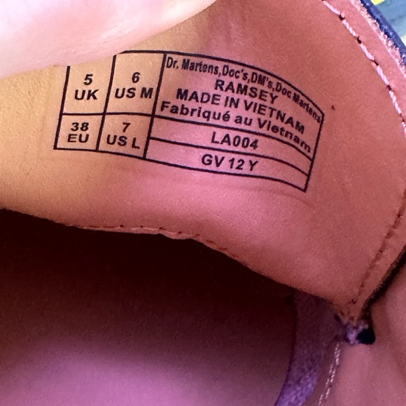 ❌SOLD❌ Dr. Martens RAMSEY SMOOTH LEATHER CREEPERS - Picture 5 of 7